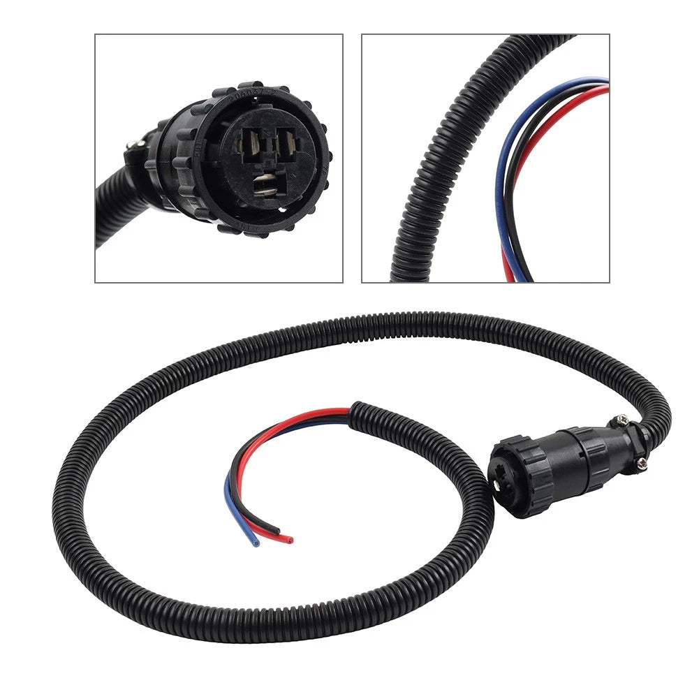 3-Pin Aux Power Connector Kit For Case-IH Tractor Combine Cotton Picker 187103A1