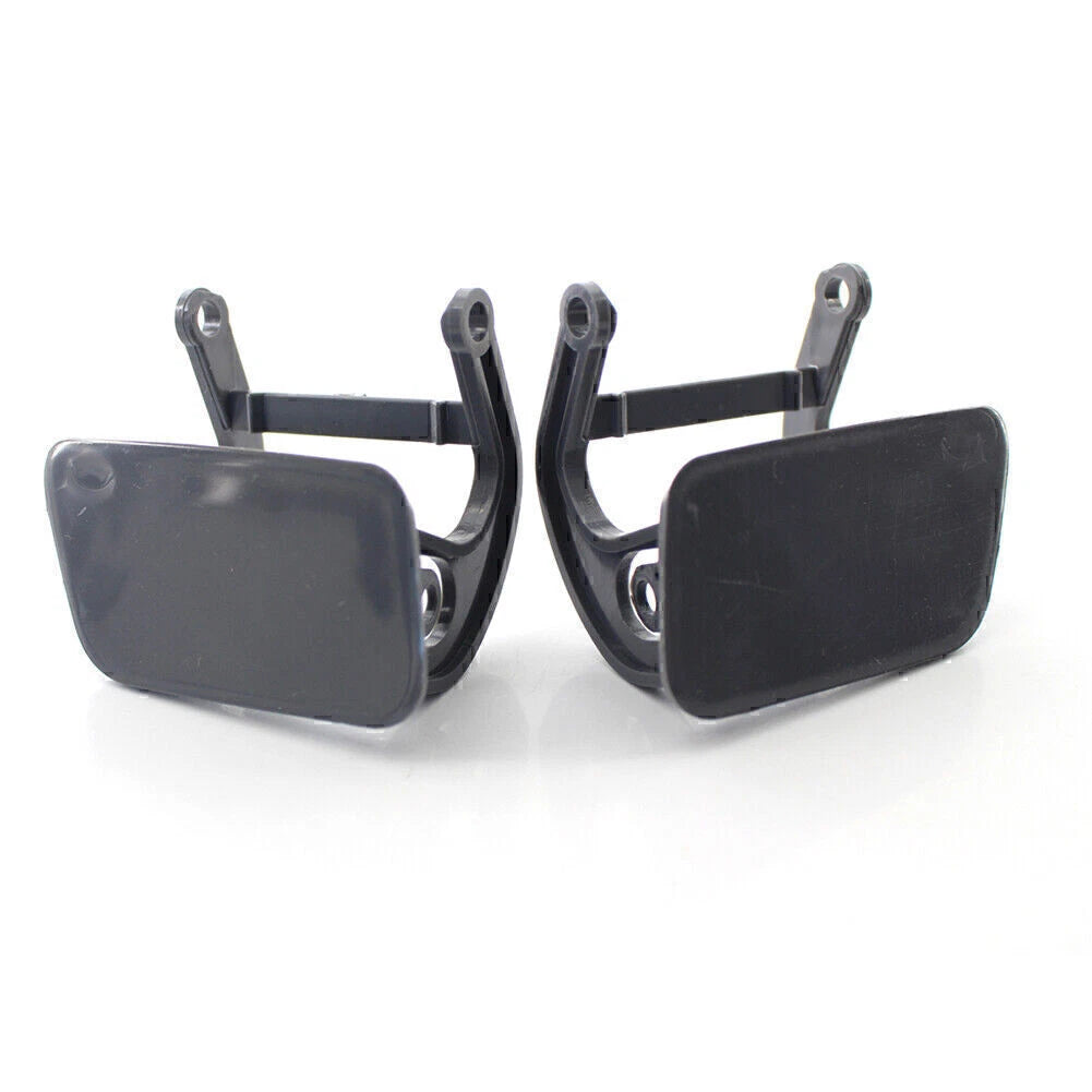 Bumper Headlight Headlamp Washer Cap Cover For BMW E60 5 Series 2004-2010 Pair