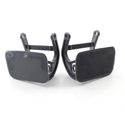 Bumper Headlight Headlamp Washer Cap Cover For BMW E60 5 Series 2004-2010 Pair