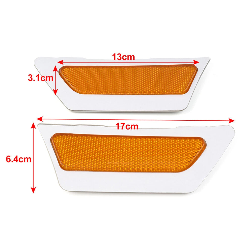 Front Bumper Reflector Light Yellow For Audi A4 B9 2017-2019 8W0945072 Right