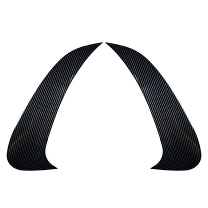 Pair Rear Bumper Splitter Spoiler Canard Air Vent For Mercedes Benz C-class W206