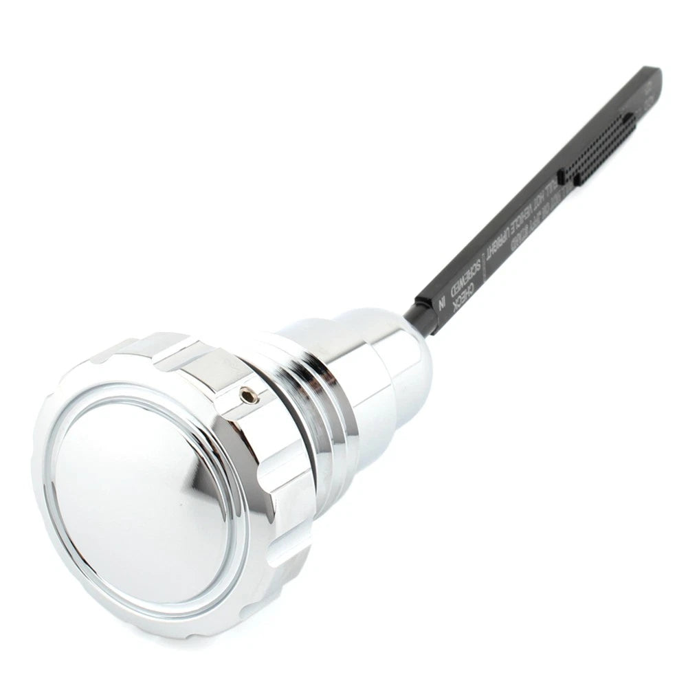 US Oil Dipstick Aluminum alloy For Harley Touring FLHR FLHX FLH/T FLTR Chrome