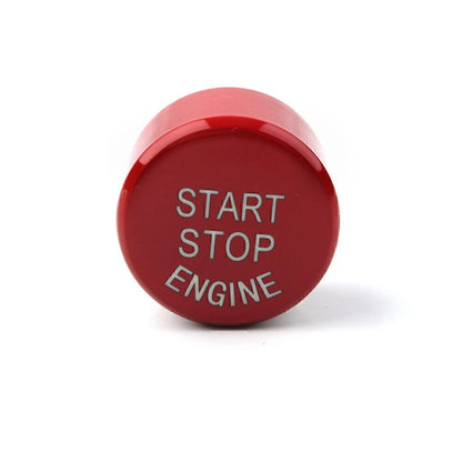 Engine Start Stop Button Cover Trim Red ABS Fit For BMW 5 Series G30  G Chassis
