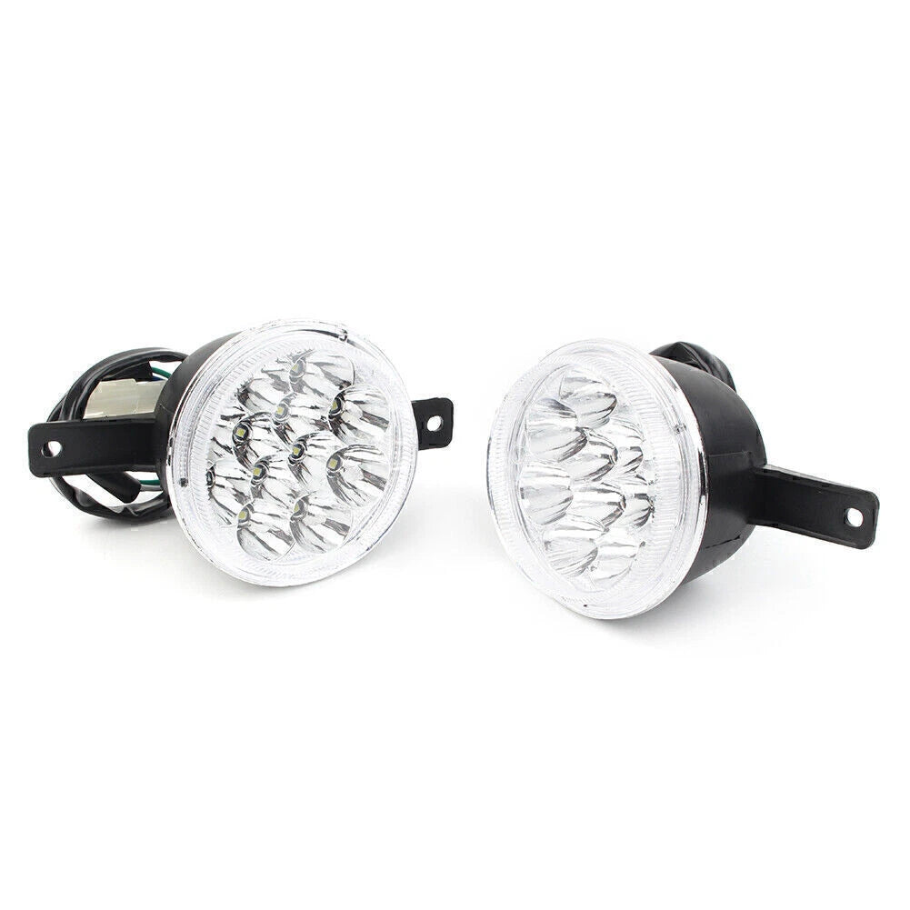 LED Headlight 3 wire ATV Quad GY6 150CC 250CC Taotao Coolster Peace Utility US