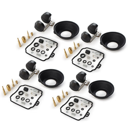 Carburetor Repair Kits 4 Sets For Yamaha XJ600 Seca II 600 XJ600S 1992-1998