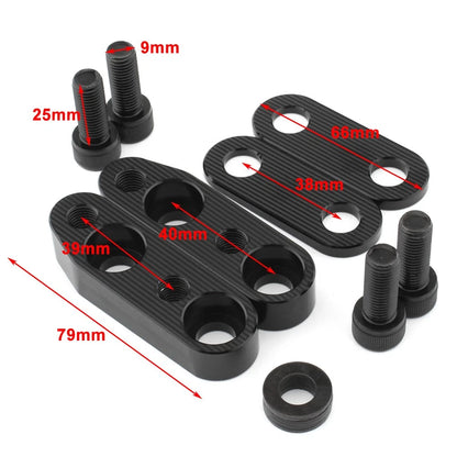 Motor Adjustable Handlebar Risers Adapter For Honda Goldwing 1800 GL1800 2001-17