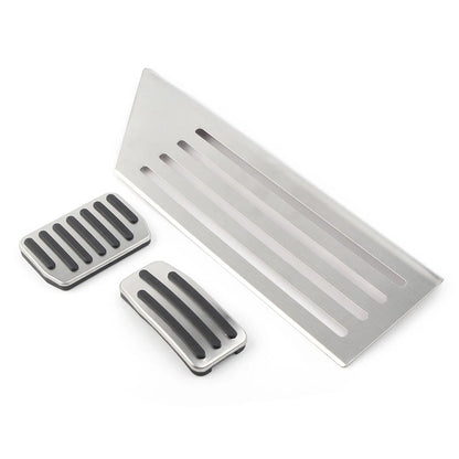 3x Accelerator Gas Fuel Brake Foot Rest Pedal Steel For Tesla Model 3