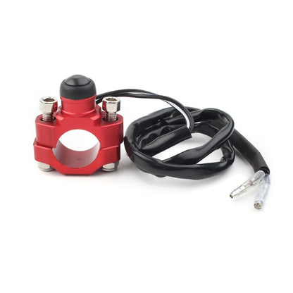 Universal Rotating Bar Clamp Start Stop Kill Switch Button fit 7/8" 22 Handlebar
