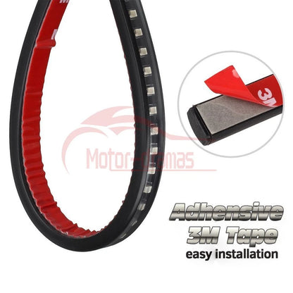 48 LED Flexible Motorcycle Light Strip Rear Tail Brake Stop Turn Signal Lamp Bar
