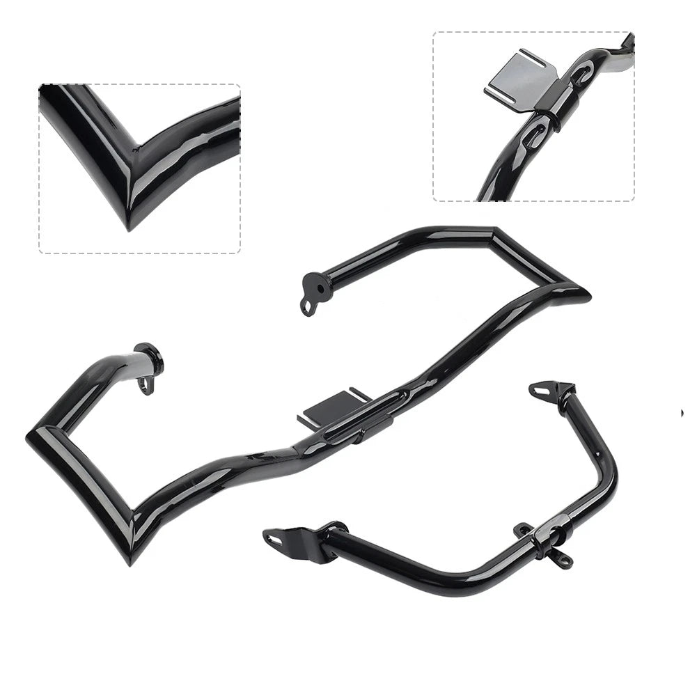 Engine Crash Bar + Fairing Support Bracket For Harley Road Glide FLTRX 2015-2023