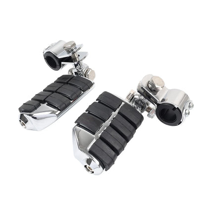 Universal Motorcycle Footpegs Highway Pegs Foot Rest 1-1/4" For Harley Fit Honda