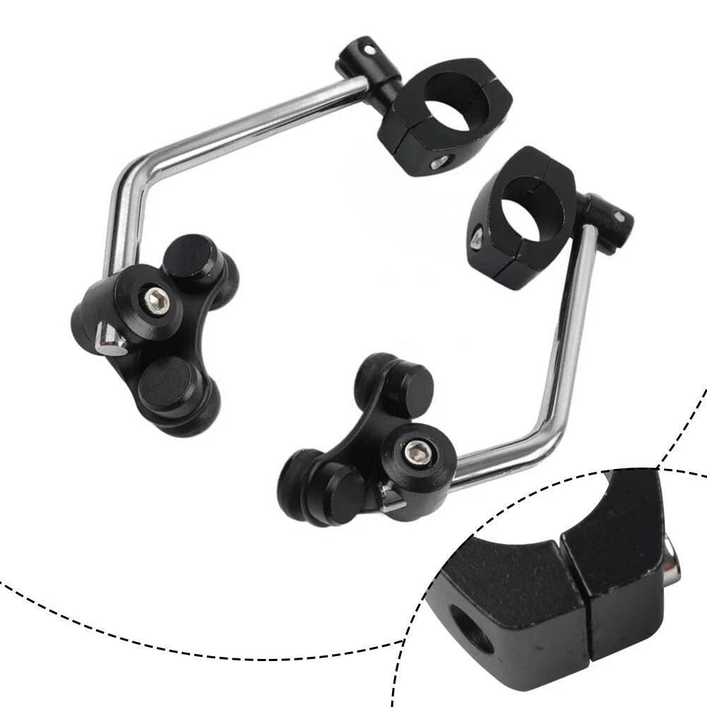 1 Set Universal Motorcycle Windshield Mounting Hardware Kit Metal For 25MM Bars