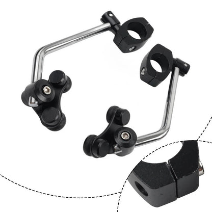 1 Set Universal Motorcycle Windshield Mounting Hardware Kit Metal For 25MM Bars