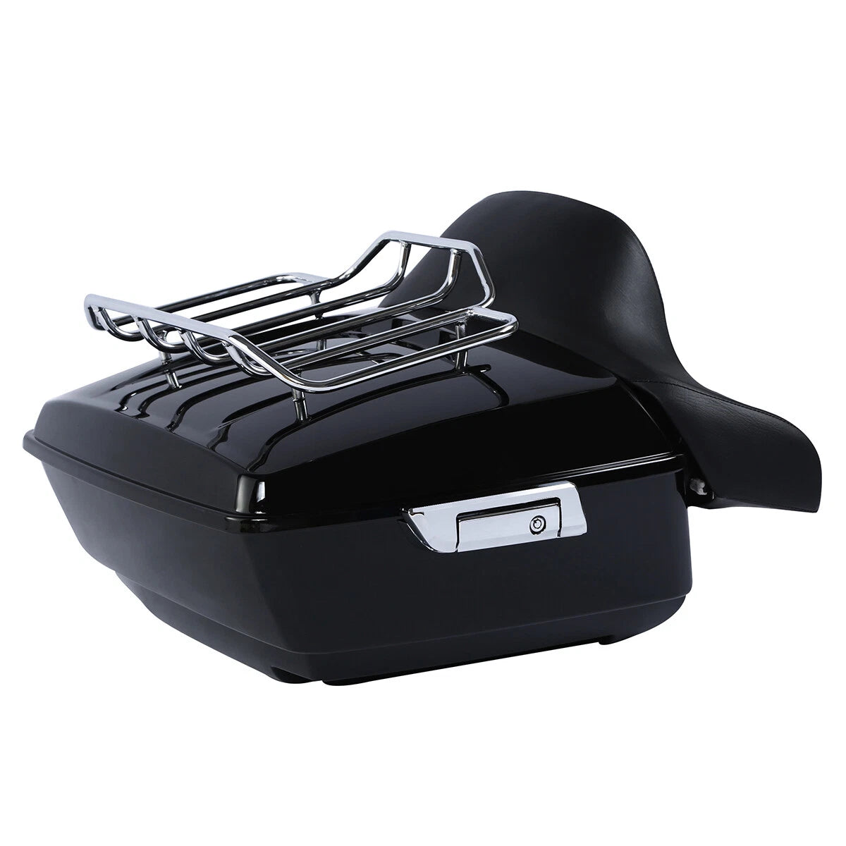 King Trunk Pad Mount Rack Fit For Harley Touring Electra Glide 1997-2008 Black