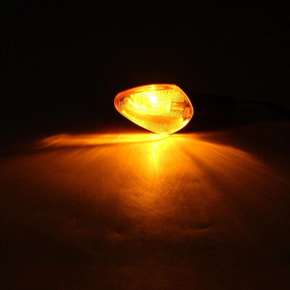Turn Signal Indicator Lights Amber Lamp Fit Honda CBR600RR CBR1000RR CB600F BLK