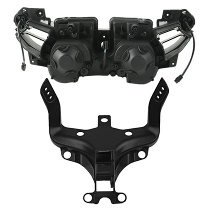 Front Headlight Assembly & Fairing Stay Bracket For Yamaha YZFR1 YZF-R1 12-14 13