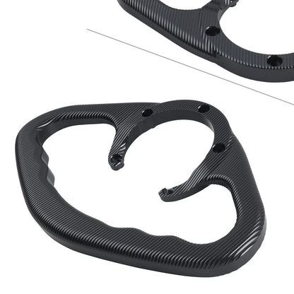 CNC Passenger Hand Grip Tank For Yamaha YZF R1 R15 R3 R6 MT07 MT09 FZ1 FZ6 Black