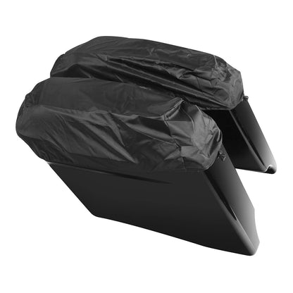 Black Extended Hard Saddlebag &6x9 Speakers For Harley CVO Electra Glide 2014-Up