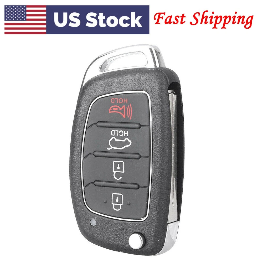 Car Keyless 4 Buttons Remote Key FOB Shell Case For 13-14 Hyundai Santa Fe ix45