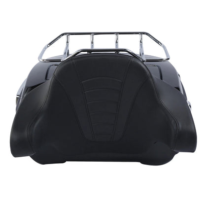 King Trunk Backrest Top Rack Plate Fit For Harley Street Glide 2014-Up