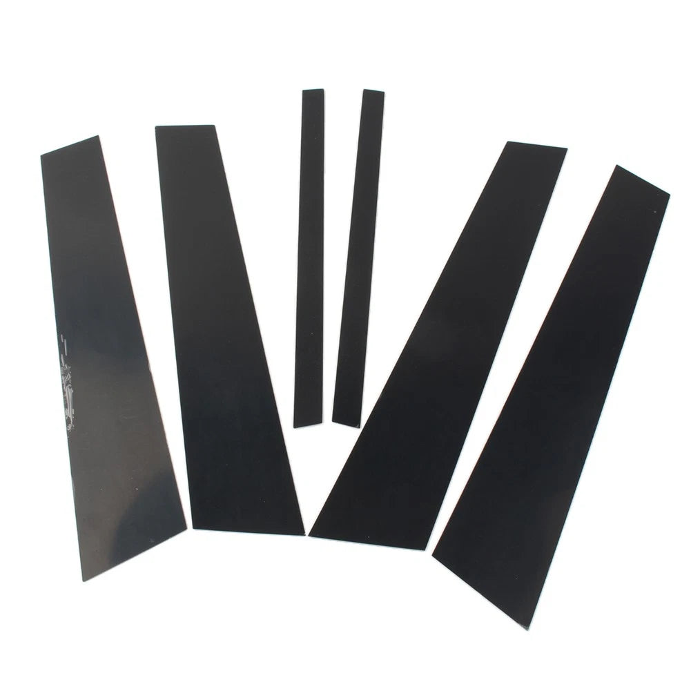 6 Pcs Door Window Trim Pillar Posts Decoration Cover For BMW X1 E84 2011-2015