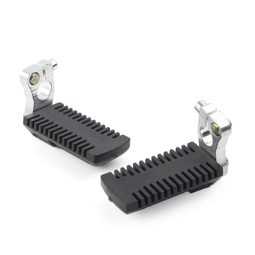 Footrest Pegs Pedal w/Clamp Fit 43cc 47cc 49cc Pocket Dirt Bike Mini Scooter ATV