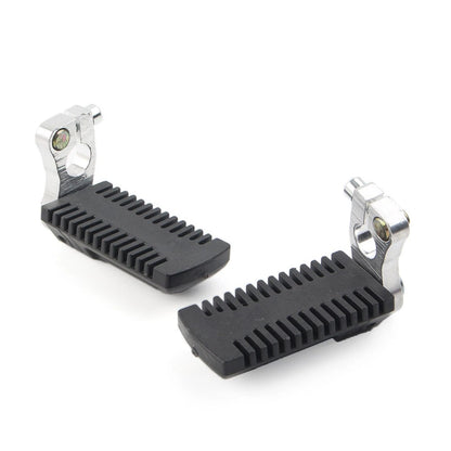 Footrest Pegs Pedal w/Clamp Fit 43cc 47cc 49cc Pocket Dirt Bike Mini Scooter ATV