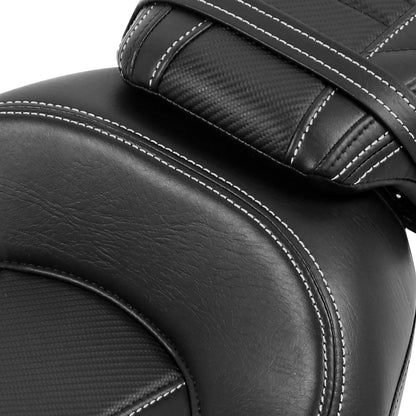 Rider Passenger Seat Pillion Fit For Harley Touring Street Road Glide 2009-23 US