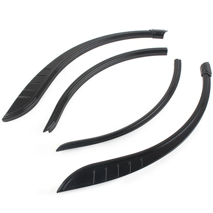 For Harley Tri-Glide Ultra FLHTCUTG Rear Fender Flares Skirts Trim Accent Black