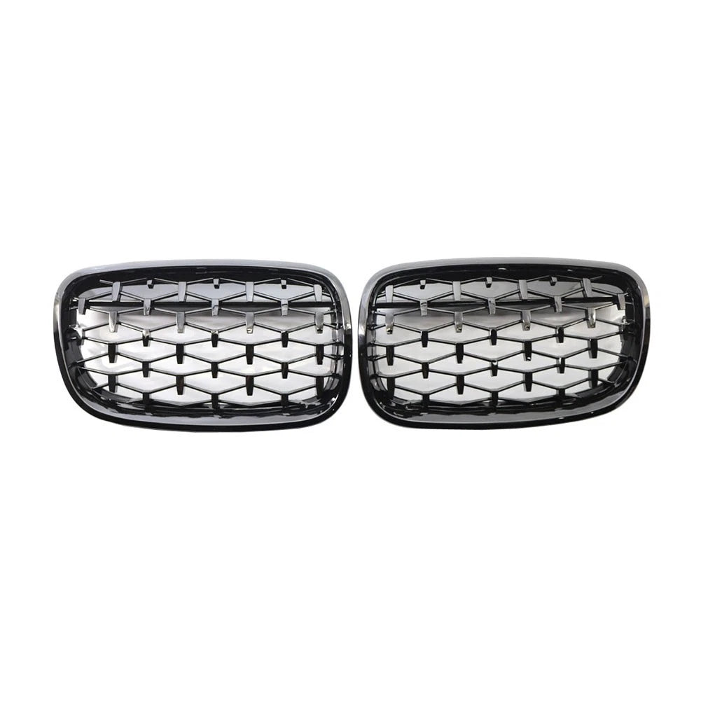 Front Bumper Kidney Grill Diamond Grille For BMW X5 E70 X6 E71