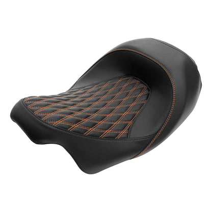 Rider Passenger Pillion Seat Fit For Harley Touring Street Glide 09-23 22 Black