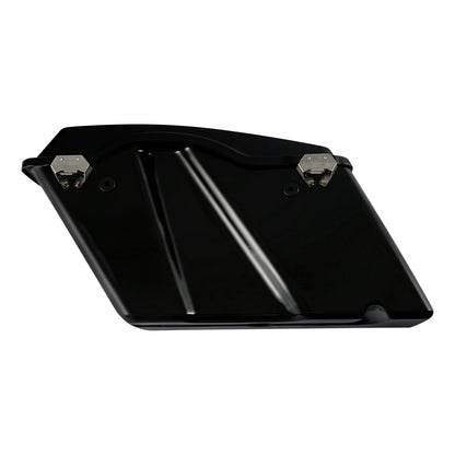 Matte Black Hard Saddle Bags Trunk Fit For Harley Touring Electra Glide 94-13 US