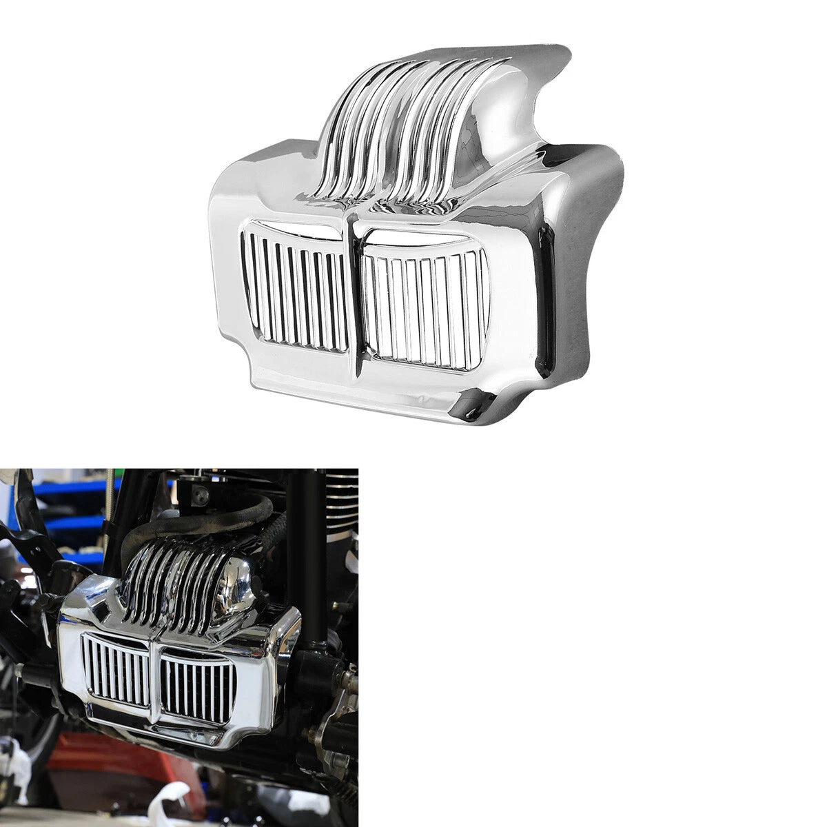 Chrome Oil Cooler Cover For Harley Touring Electra Street Glide 2011-2016 12 13