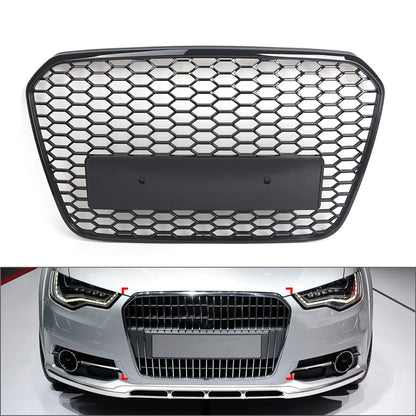 US Front Bumper Radiator Grille Mesh Grill For Audi A6 S6 C7 US EU2012-2015