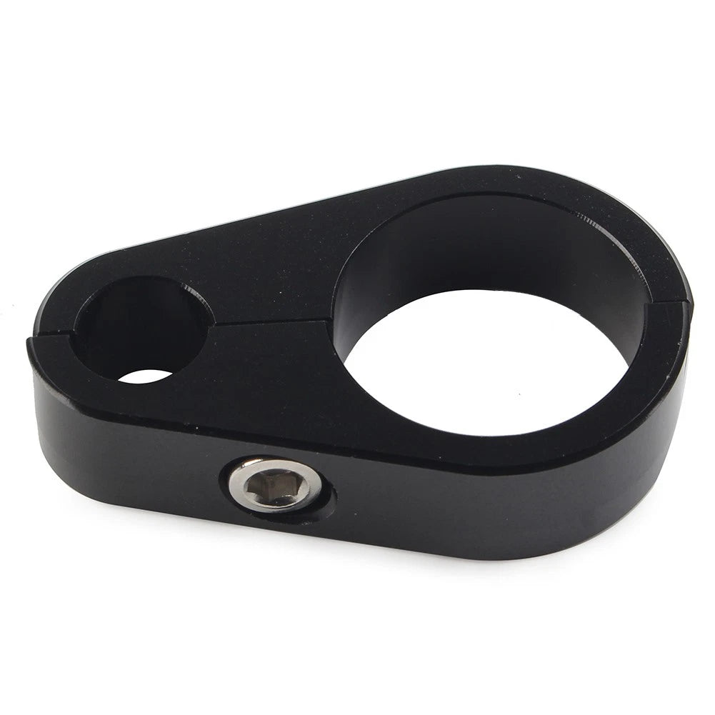Motor Brake Clutch Cable Wire Clamp Clip Fit For Harley 1'' Handlebar Black