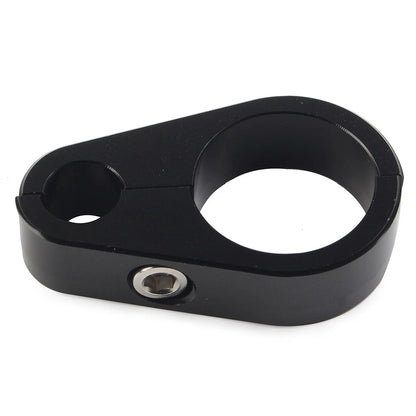 Motor Brake Clutch Cable Wire Clamp Clip Fit For Harley 1'' Handlebar Black