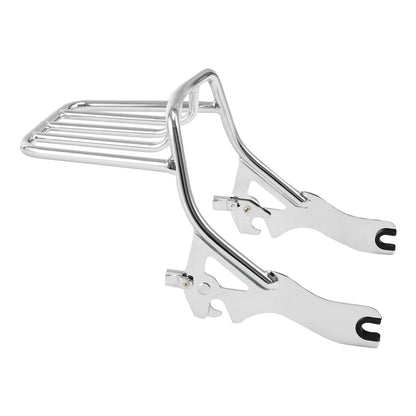 Two-up Luggage Rack Fit For Harley Softail FLDE FLHC FLHCS FLSL 2018-2025 Chrome