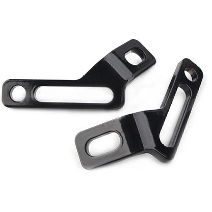 Rear Footrest Tie-Down Brackets For Harley Road King Electra Street Glide Black