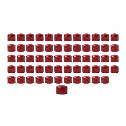 60X Engine Screw Bolt Cover Kit Red For Harley Fat Boy Electra Glide Dyna Red