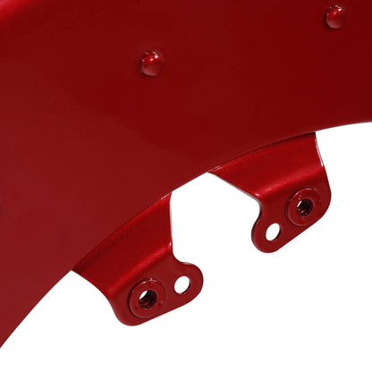 Painted Front Fender Fit For Harley CVO Street Road Glide 2014-Up Wicked Red