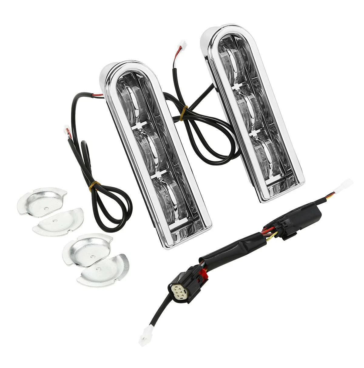 Saddlebags LED Insert Light & Brake Turn Lights For Harley Road Glide King 14-24