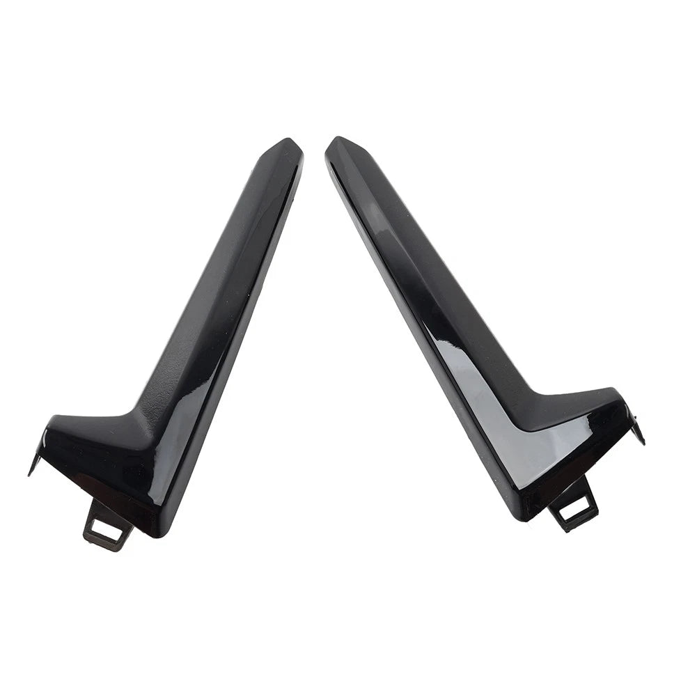 1 Pair Trim Fog Light Molding Trim Glossy Black For Subaru Forester 2017-2018