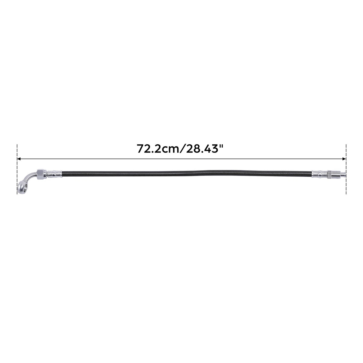 10'' Brake Line Hose Fit For Harley Softail Fatboy Breakout Heritage Classic US