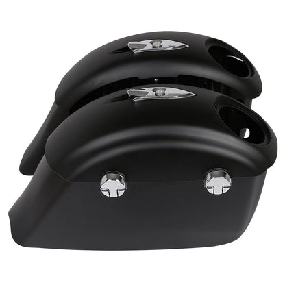Matt Black Saddlebag Audio Lid Electronic Latch For Indian Chieftain Roadmaster