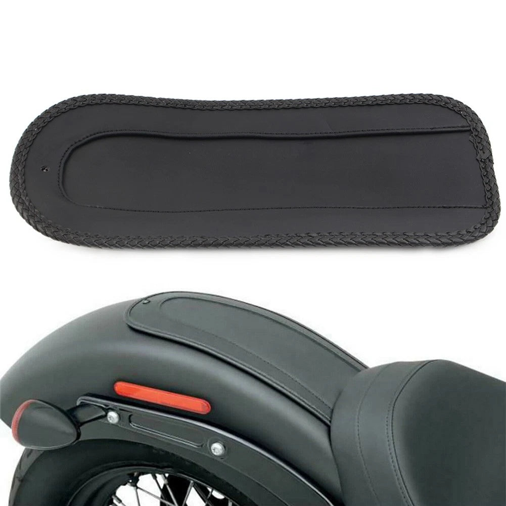 1pc Rear PU Leather Fender Bib for Solo Seat Harley FX/FXR Softail 1984-2006