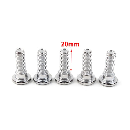 5x M8x25mm x 1.25 Steel Bolts Ti Hex Socket Disc Brake Rotor Screws Fasteners US