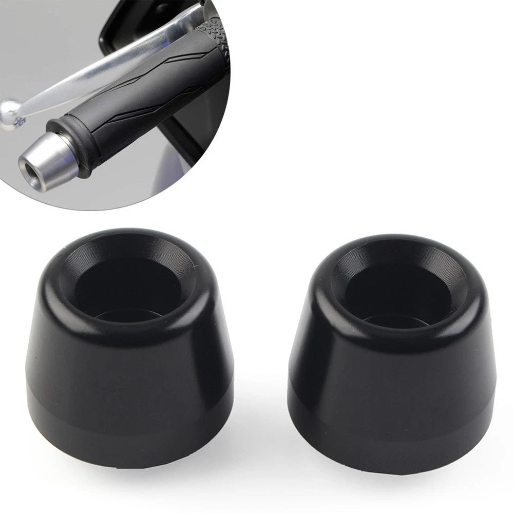 Handlebar Grips Bar End Slider Cap Fit YAMAHA YZFR1 YZF-R1 2015-2023 2016 Black