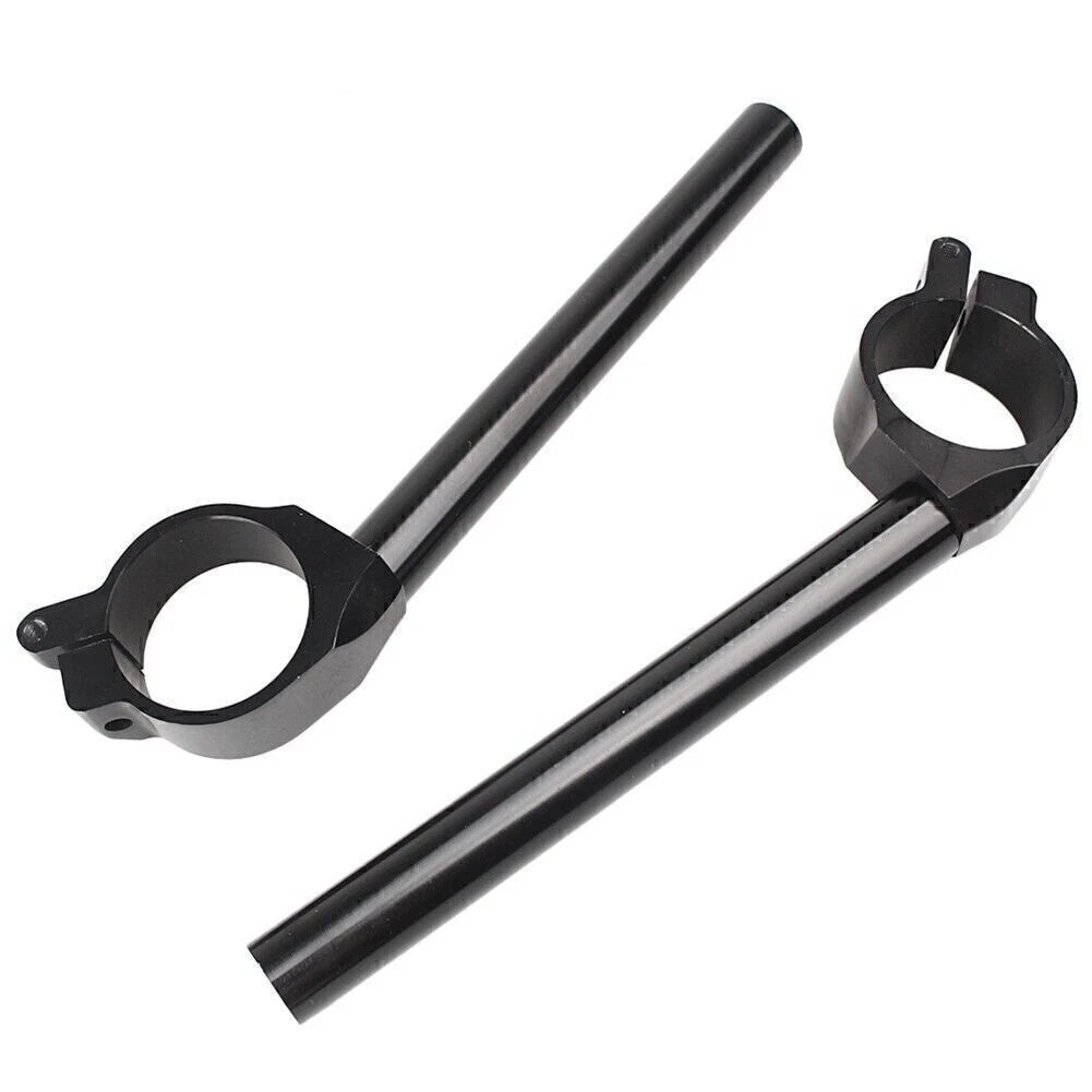 2pcs Handle Bar Handlebar Clip on Fit Yamaha YZF R6 2006 - 2010 Black Aluminum