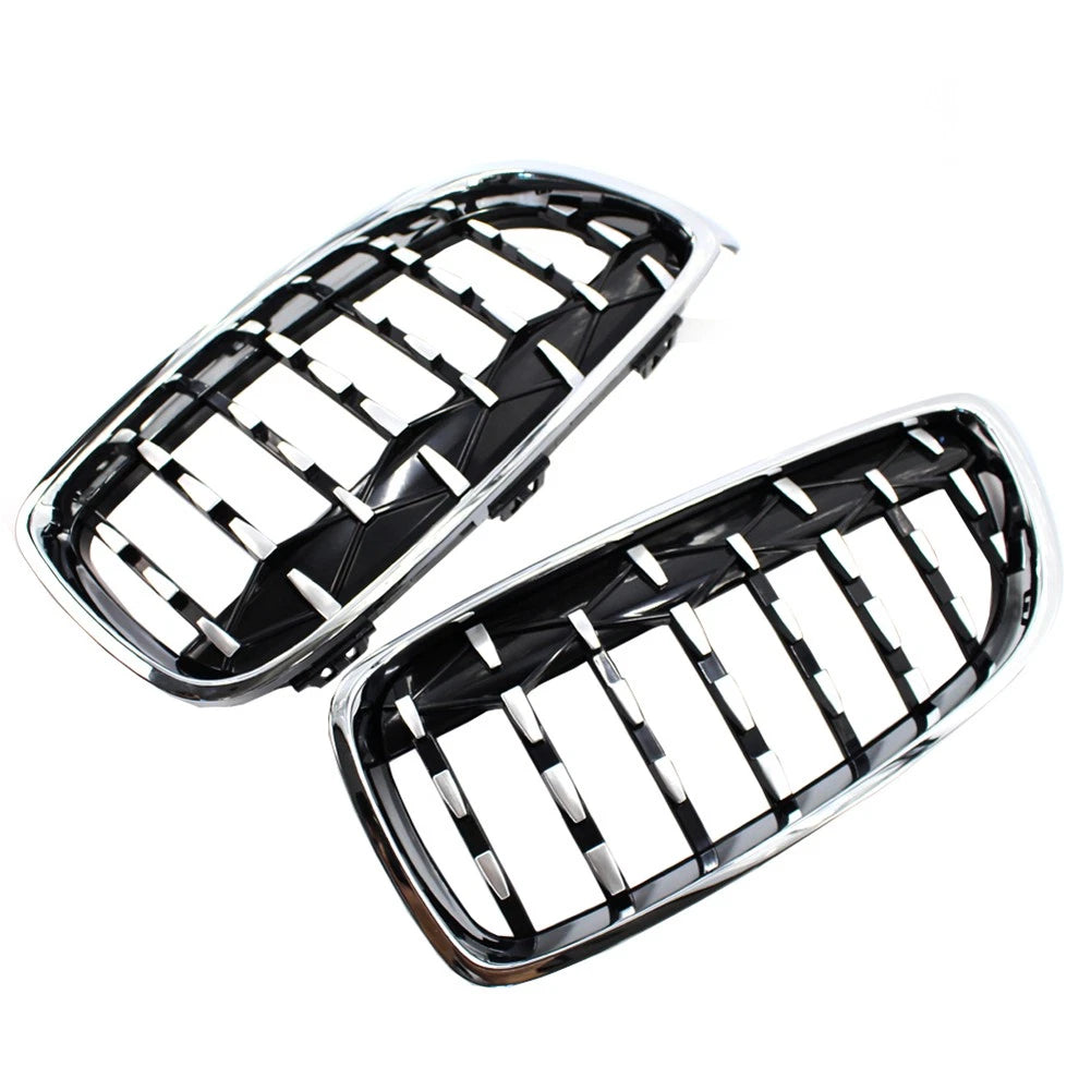 2pcs Front Metero Grilles For BMW 4-Series F32 F33 F36 sedan / wagon