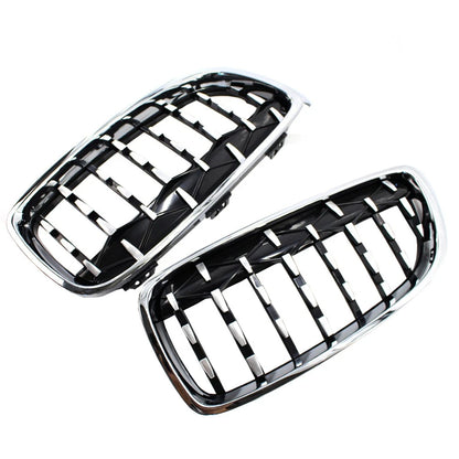 2pcs Front Metero Grilles For BMW 4-Series F32 F33 F36 sedan / wagon